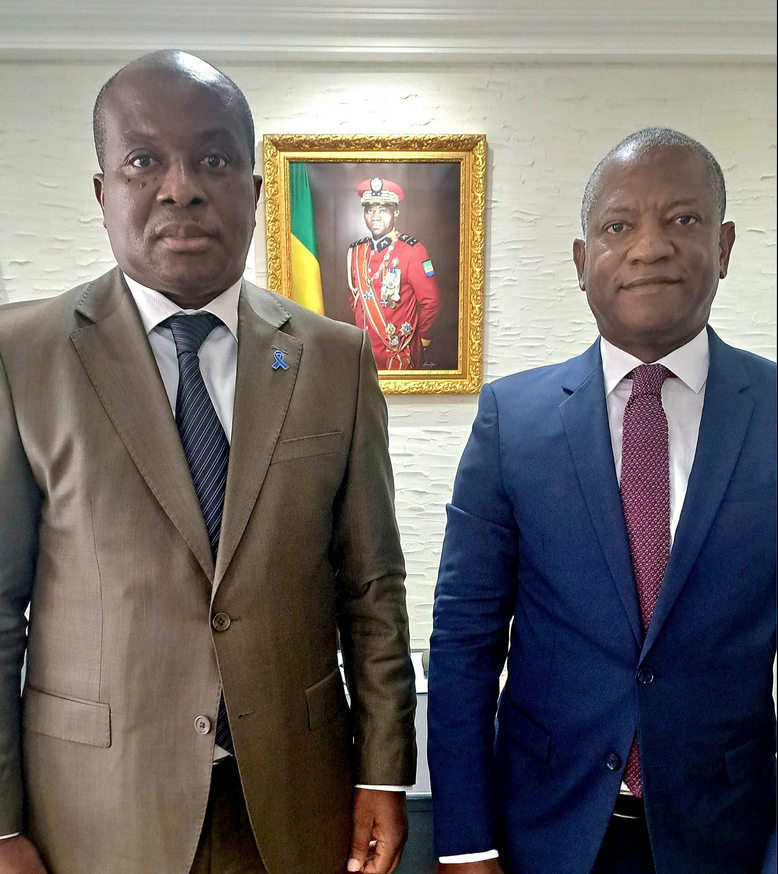 Audience avec le Chef de Bureau, Représentant l'UNESCO au GABON